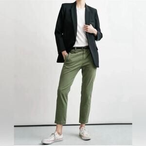 Nili Lotan Olive Green Tel Aviv Classic Military Straight Leg Pants Sz.0
